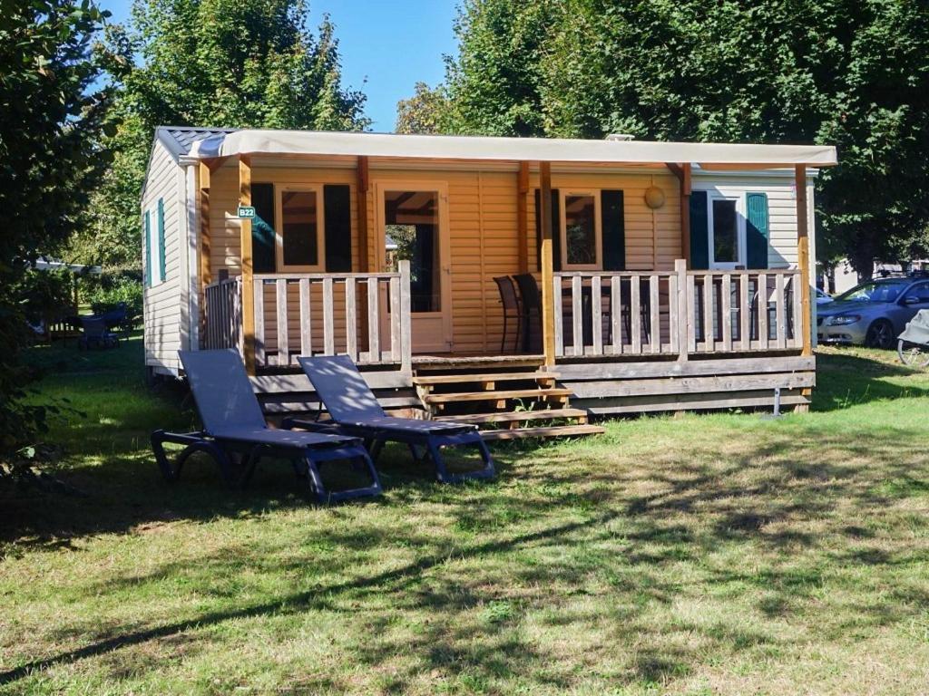 Camping Les Gorges Du Chambon Hotel Eymouthiers  Bagian luar foto